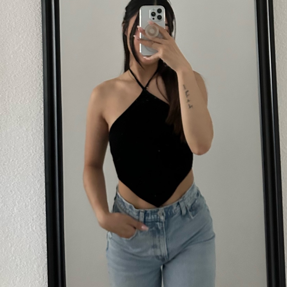 Aritzia Sculpt Knit Scarf Top